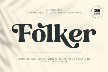 Editorial Display Serif Font