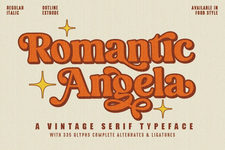 Vintage Serif Font