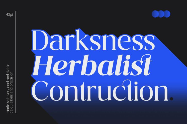 Serif Font Family