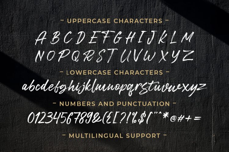 Brush Font