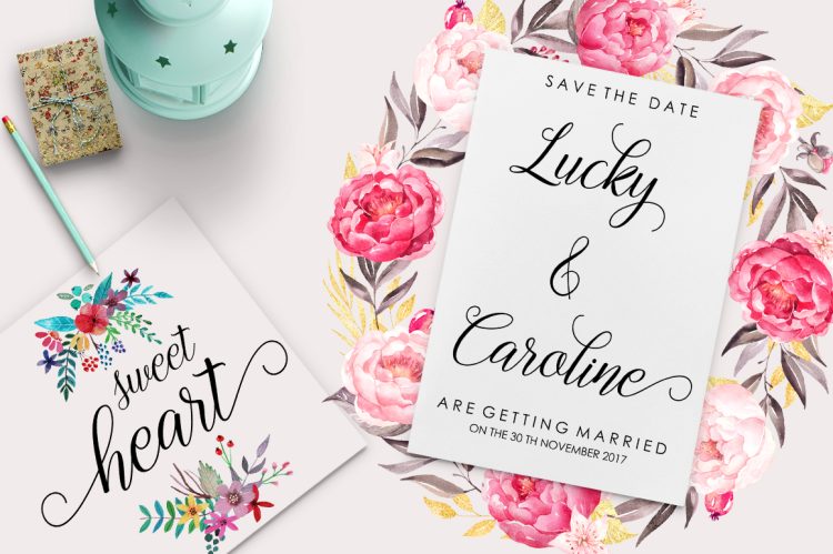 Script, Fonts