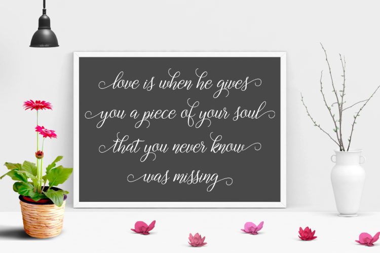 Script, Fonts