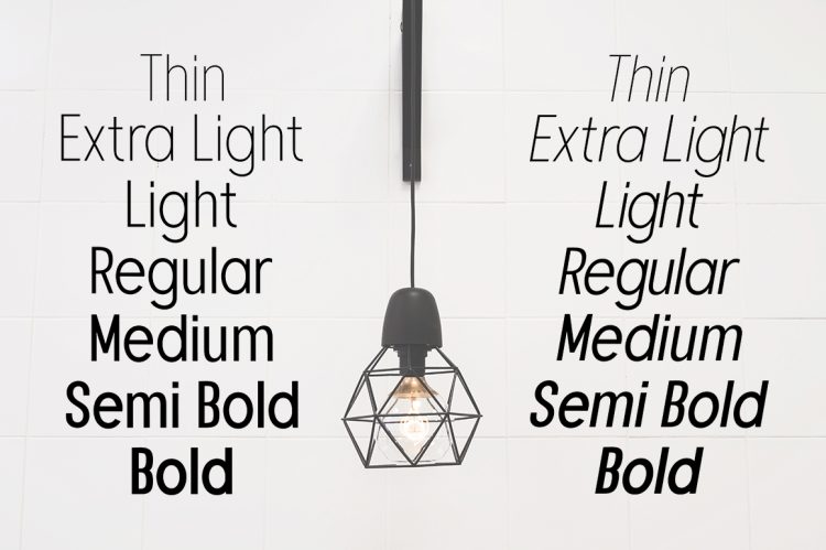 Sans Serif Font Family