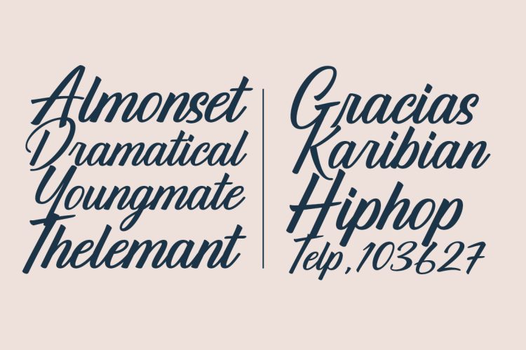 Brush Script Font Typeface