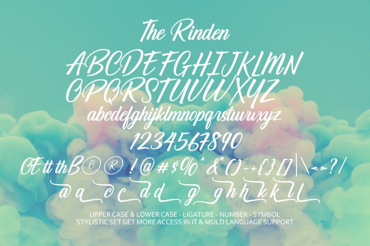 Brush Script Font Typeface