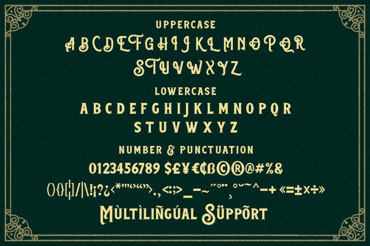 Serif Display Typeface