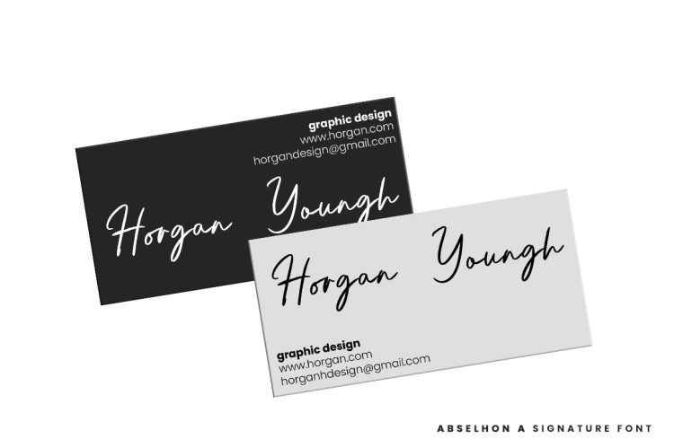 Handwritten Signature Font