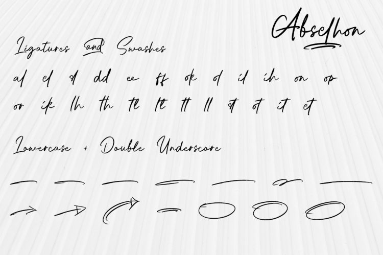 Handwritten Signature Font