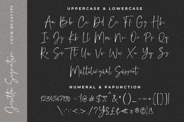 Signature Font