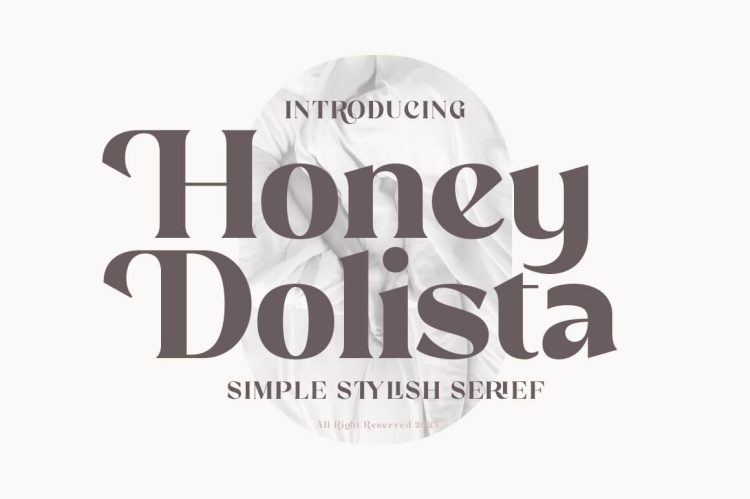 elegant serif font