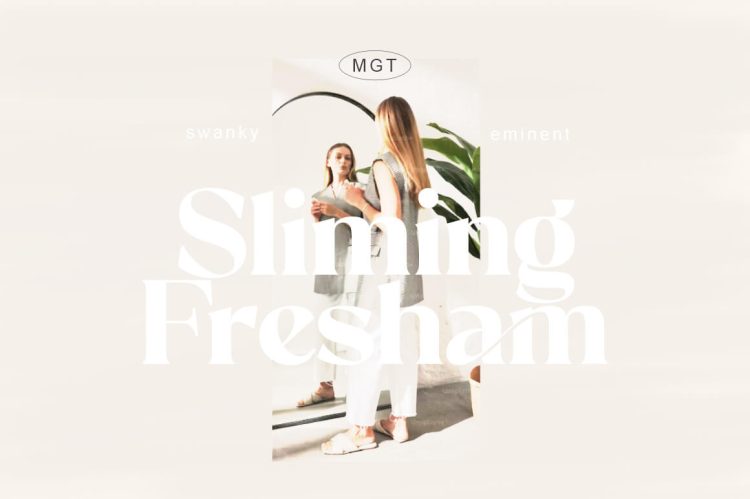 elegant serif font