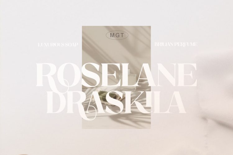 elegant serif font