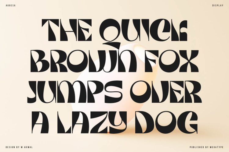 Modern Display Font