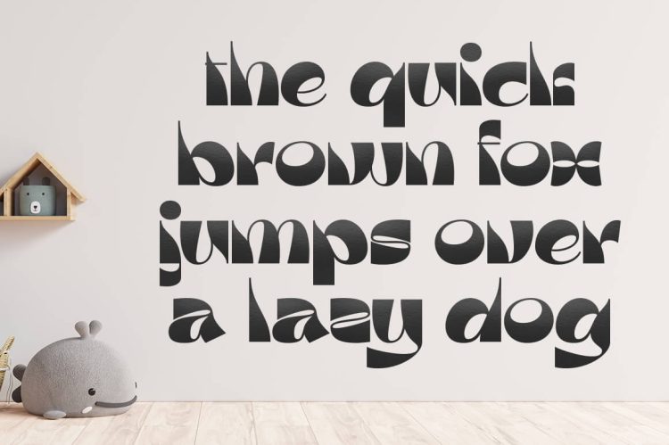 Modern Display Font