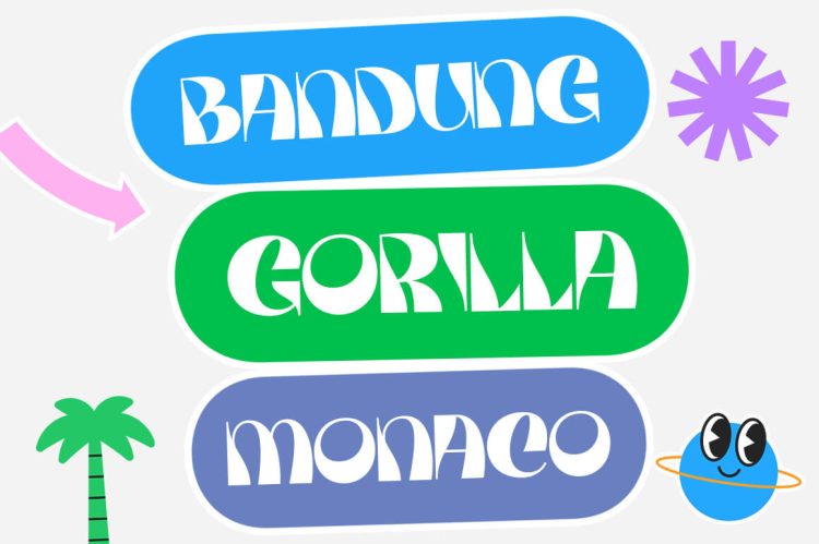 Modern Display Font