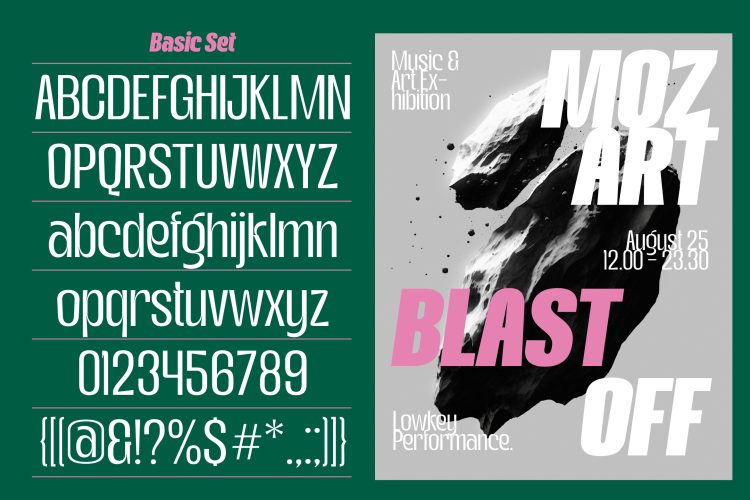 Sans Serif Display Font